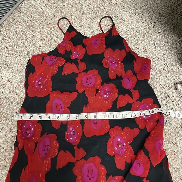 100% silk beaded midi dress - Picture 6 of 10